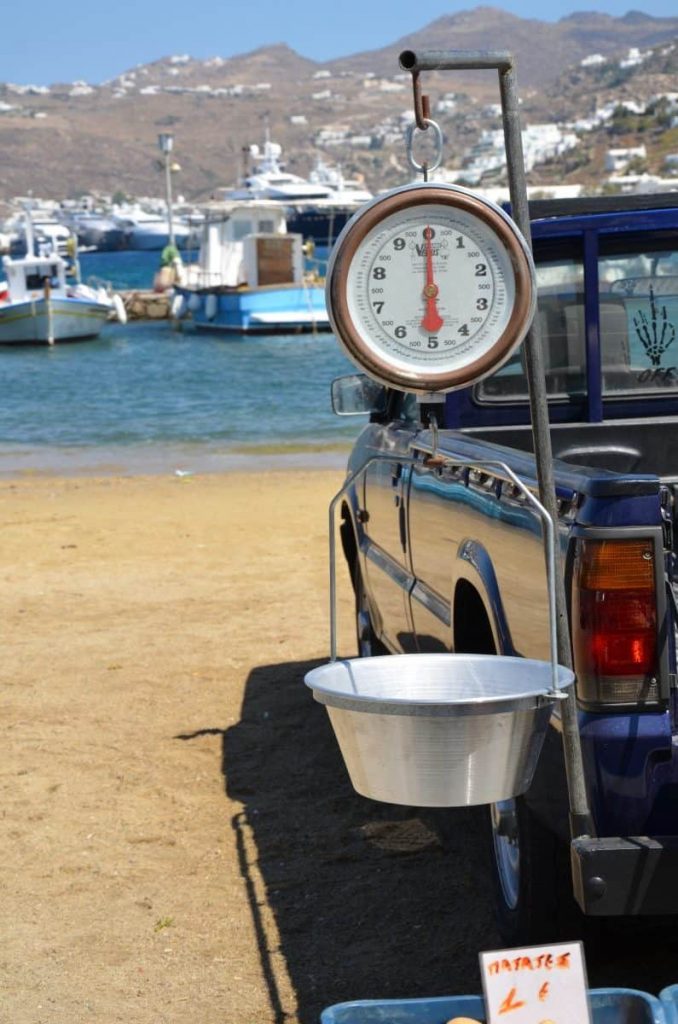Al mercato in riva al mare